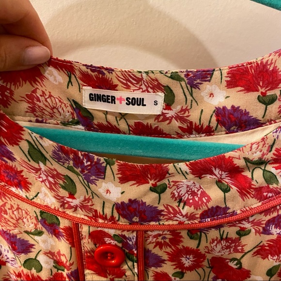 Floral summer dress with pockets and great details - Picture 4 of 5